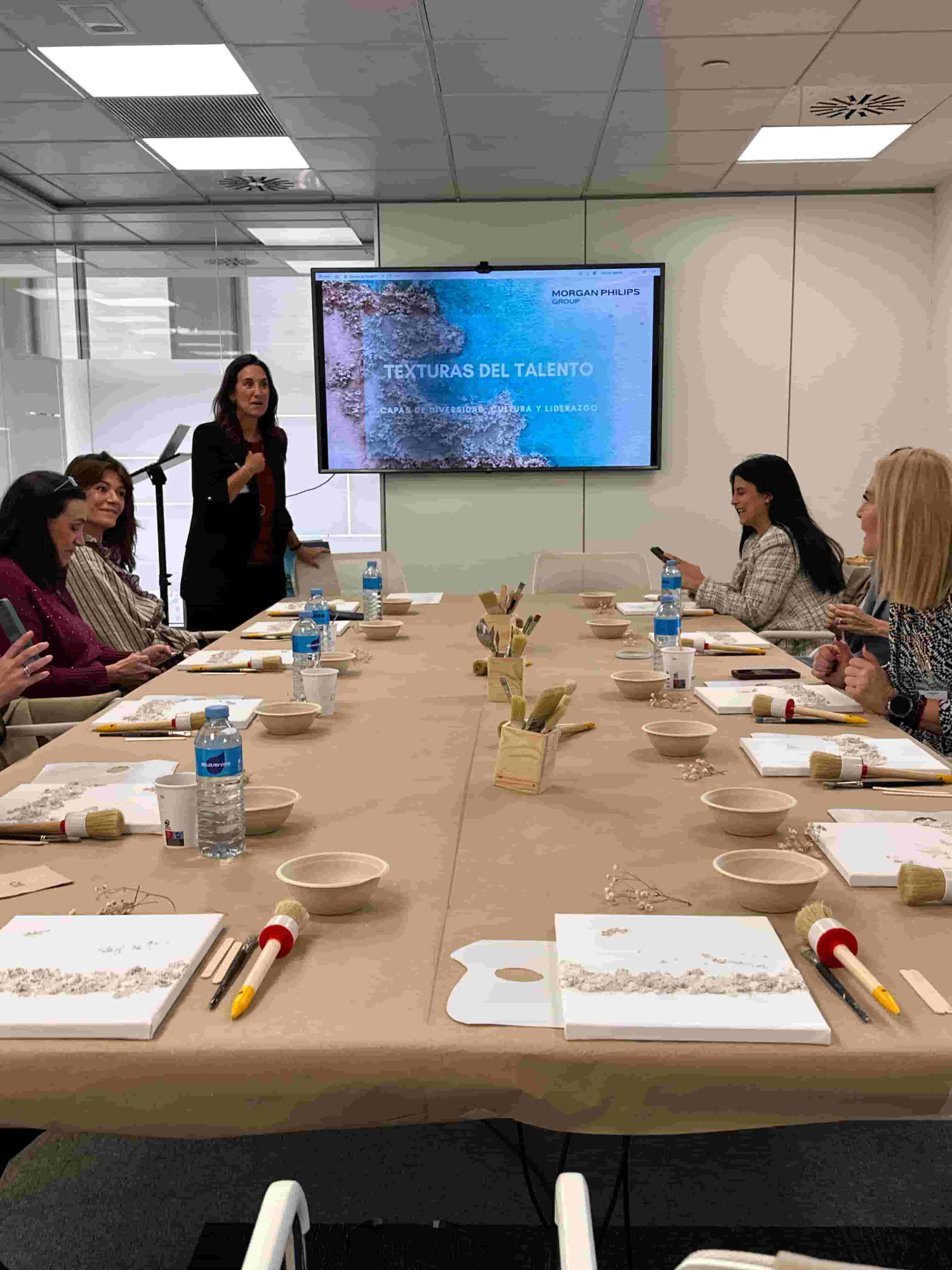Evento de empresa con arte